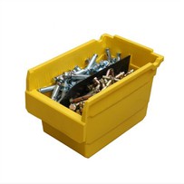 Цветни пластмасови контейнери за съхранение