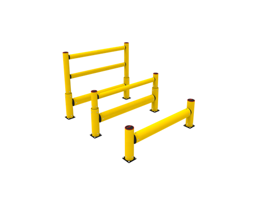 Гъвкава бариерна пътна бариера за защита на рафта на склада