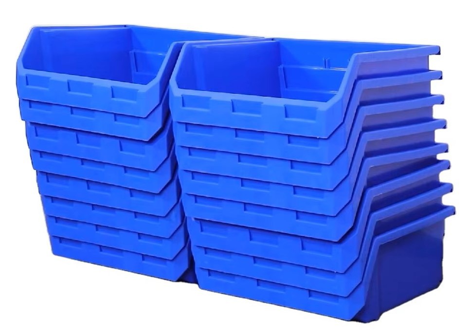 Складова пластмасова кутия за контейнери за съхранение на компоненти